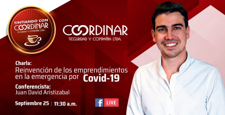 Lee más sobre el artículo Tintiando con Coordinar: Reinvención de los emprendimientos en la emergencia por Covid-19